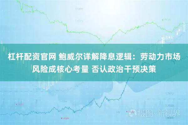 杠杆配资官网 鲍威尔详解降息逻辑：劳动力市场风险成核心考量 否认政治干预决策